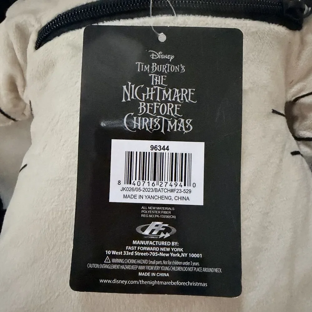 NWT Disney Nightmare Before Christmas Oogie Boogie Plush Backpack 30th ANNIV